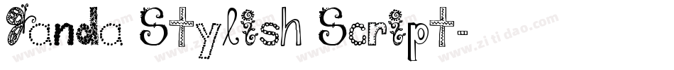 Janda Stylish Script字体转换